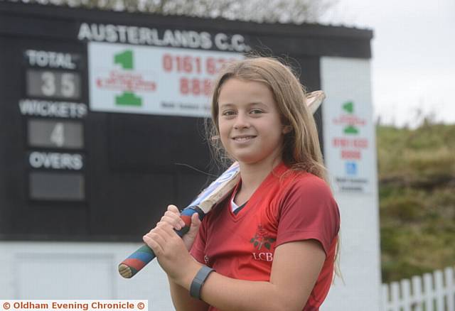RED ROSE . . . Caitlin McDonald will join up with Lancashire under-13s in the new year
