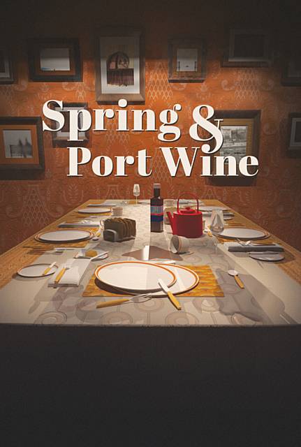Coliseum poster for the production of Spring and Port Wine (2017)