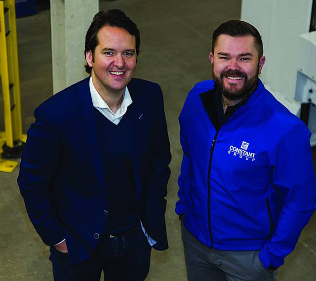Constant Manufacturing, Hollinwood, Matt Garlick, MD, with David Gilligan, Operations Manager
