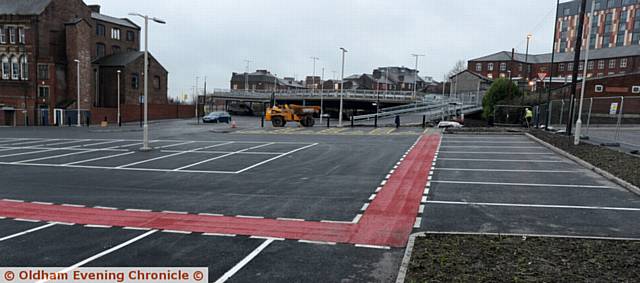 WELL on its way to completion . . . the Prince's Gate car park