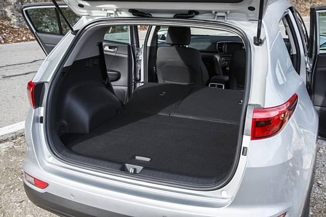 HUGE BOOT SPACE - Rear seats fold almost totally flat