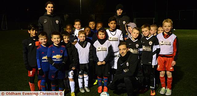 YOUNGSTERS and coaches at Failsworth Soccer Centre