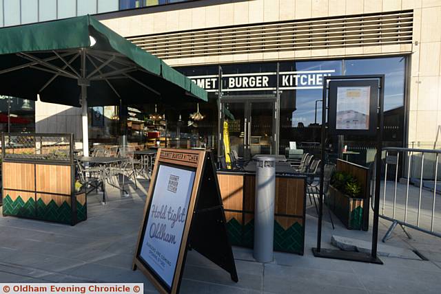 FINAL TOUCHES: Gourmet Burger Kitchen is set to open next Monday