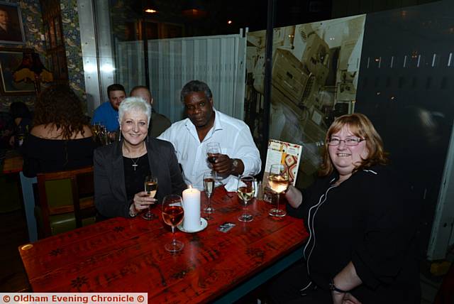 Opening of new Molino Lounge in the Odeon Cinema complex. Left to right, Kathryn Stott, Geoff Marrie, Karen Marrie.