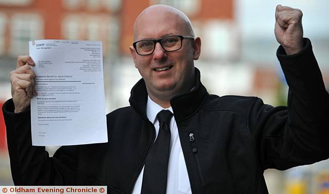 Jamie-Ray Oakford has won his case against DWP after six years of court cases.