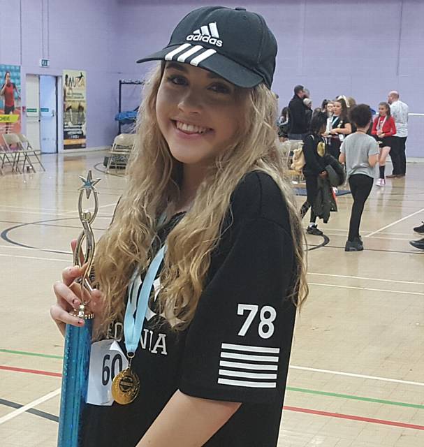Courtney Rogers, 16, was named Oldham's Ultimate Street Dancer