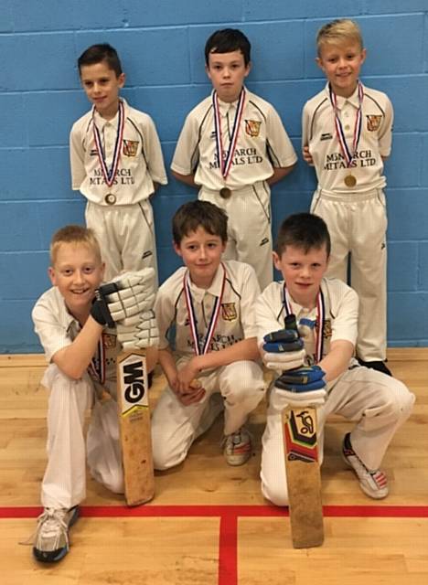 JUST CHAMPION: The Royton Trojans team of (back row, left to right): Oscar Bailey, Ethan Hadfield and Roan Mallinson. Front: Jack Fawcett, Sam Hurst and Harry Kenworthy. Not pictured Alfie McMylor