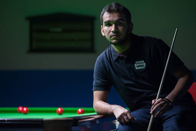HAMZA AKBAR . . . The Pakistan professional has had a tough time on the World Snooker Tour