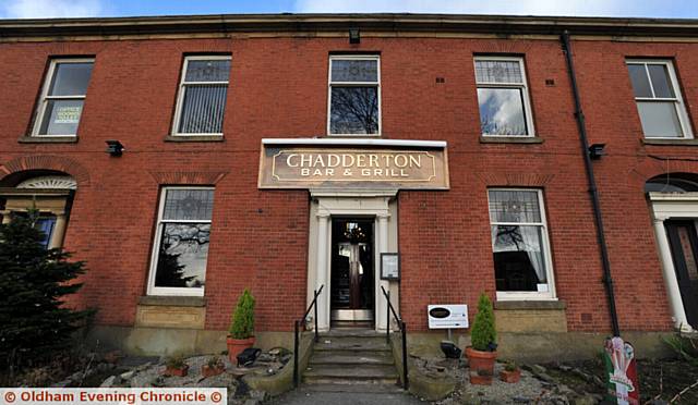 BREAK-IN . . . at Chadderton Bar and Grill