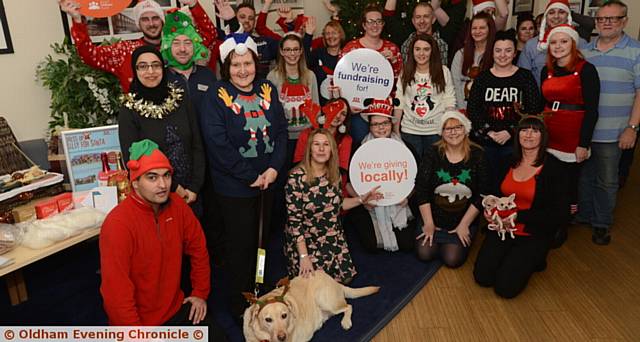 JOINING IN: Chamber Business Centre dresses up silly last year