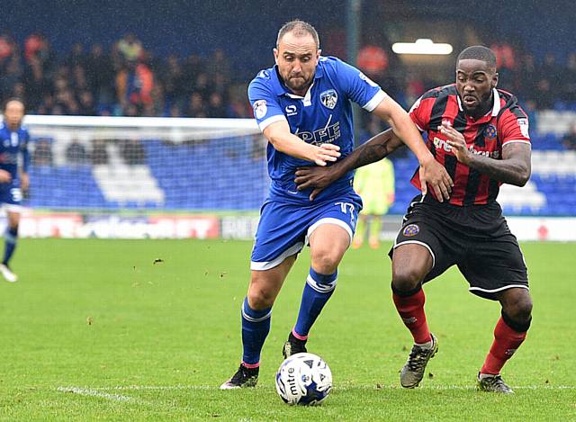 DRESSING ROOM TALK. . . Lee Croft says a frank exchange of views took place between Athletic players after Monday's shock FA Cup exit