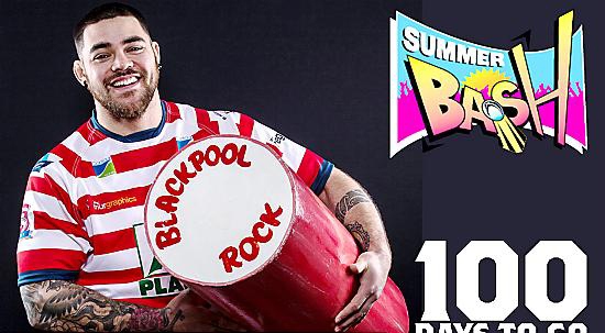 THE BASH IS ON . . . watch Oldham’s Sam Gee in Blackpool.