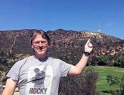 Dave Robinson on his Hollywood trip