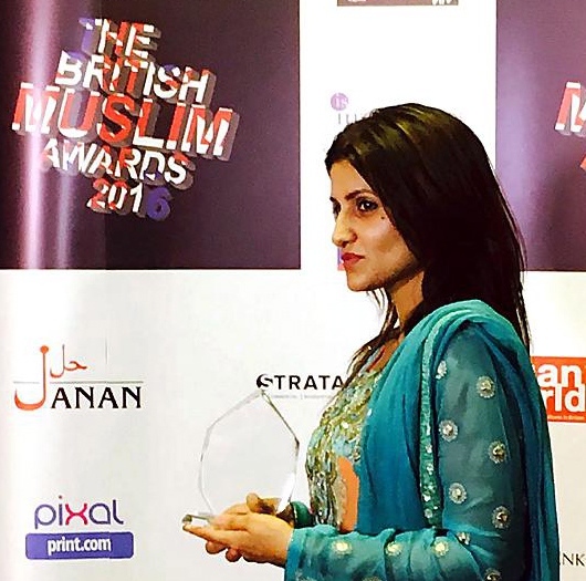 Naila Akhtar won an award for services to law at the British Muslim Awards.