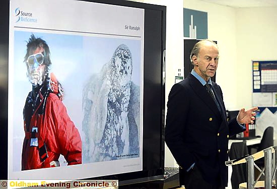 Explorer Sir Ranulph Fiennes at the opening