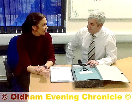 MORE questions than answers . . . Detective Sergeant John Coleman with Detective Constable Nichola Chapman