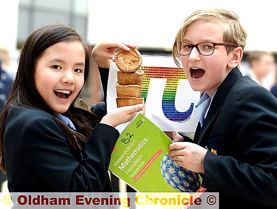 Food for thought . . . Nina Patcharaprakiti (11) and Amber McGarry (12) about to tuck in. Picture: Tim Bradley
