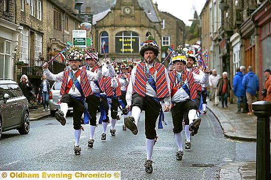 SPRING AWAKENING: Saddleworth Morris Men will be out and about this weekend for the first time this year