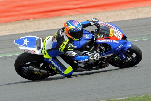 ASHLEY Beech in action at Silverstone in round one of the National Superstock 1000 Championship.