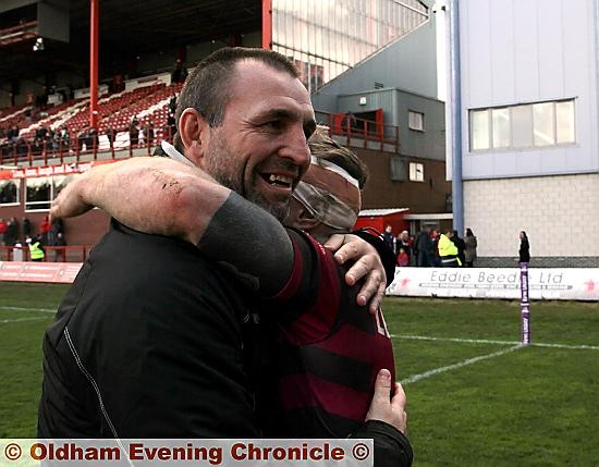 Scott Naylor celebrates 36-22 win over Hull KR in the Challenge Cup
