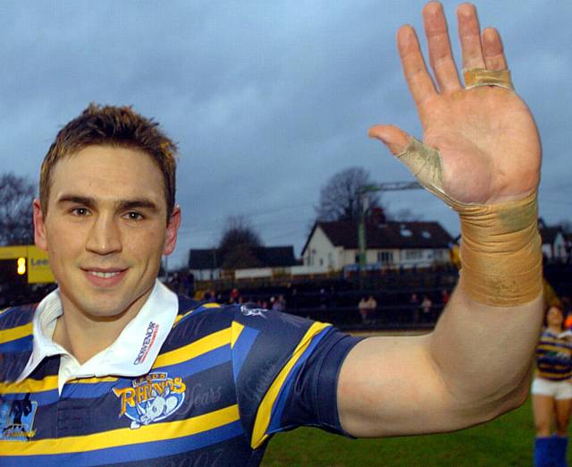 BIDDING farewell to the game . . . Kevin Sinfield