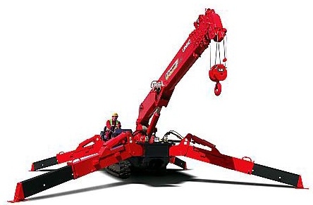 GREAT bit of kit . . . the spider crane will be used on the island of Reunion