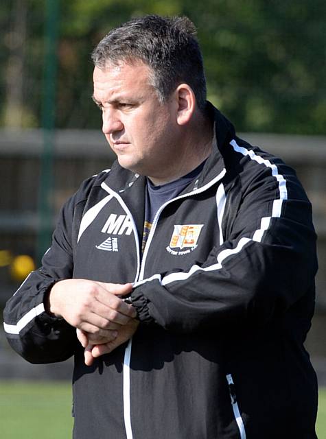 PASTURES NEW . . . Mark Howard is preparing to grab the reins at Chadderton FC