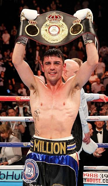 LONG MAY HE REIGN OVER US . . . Anthony Crolla. 