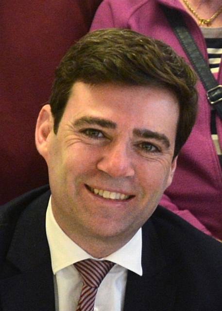HAT IN the ring... Shadow Home Secretary Andy Burnham wants to be Mayor of Greater Manchester