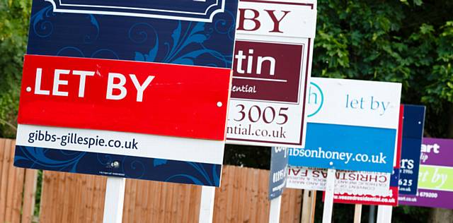 TO let . . . but private landlords are failing to get licences