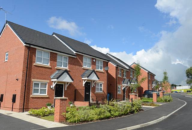 New houses in Oldham and Saddleworth. Pic shows Northcote Avenue, Derker.