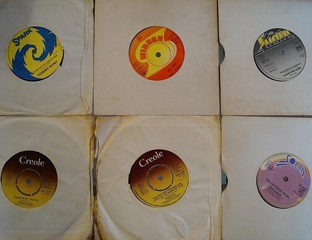 VINYL memories. Some of the records from the former Billingtons dance academy.

