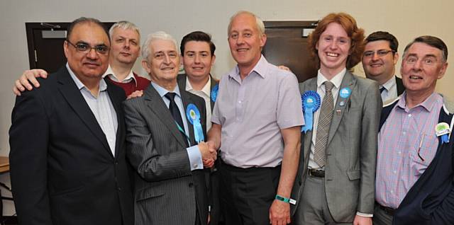 John Hudson back on Oldham Council and  congratulated by Tory colleagues