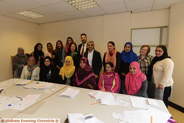 The Mayor of London Sadiq Khan visits the Fatima Women's Association at the Pakistani Community Centre.