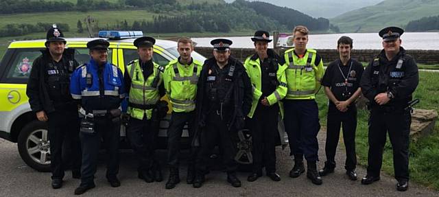 THE emergency services ready to crack down on trouble at Dovestone