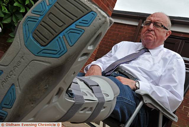BARRY EVERETT ... unhappy with the treatment he received from the NHS