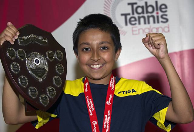 SIMPLY THE BEST . . . Amirul Hussain. PICTURE by STEVE PARKIN