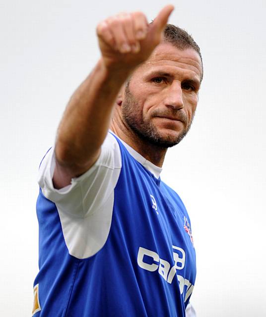 SHEFKI Kuqi made a big impact as a player at Athletic, scoring 16 goals in the 2011-12 campaign