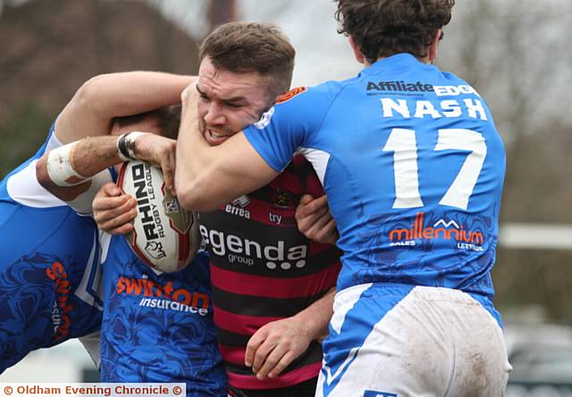 JACK SPENCER . . . the Oldham forward suffered a broken hand at the start of last month