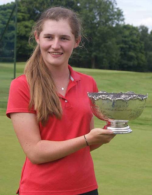 WELL DONE . . . Ashton's Louisa Brunt is a regular on the county front