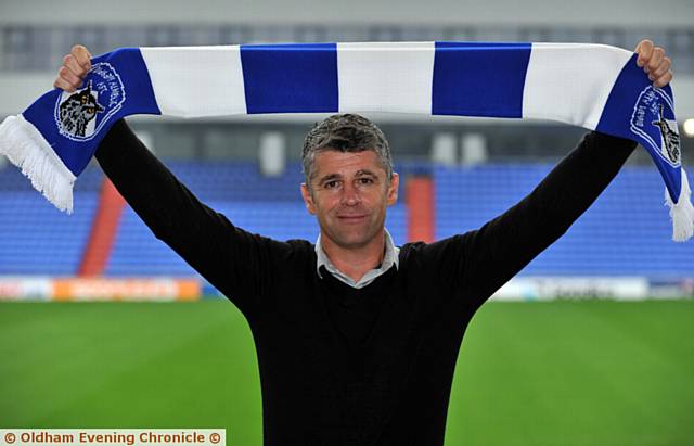 NEW Athletic manager Stephen Robinson at SportsDirect.com Park