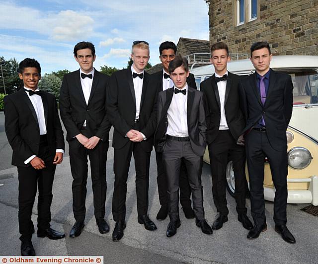 SUITED and booted . . . Hulme Grammar leavers 