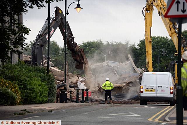 Hobson Street multi-storey car park is demolished by DSR Demolition Ltd. After pictures