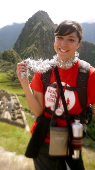 ALISON on a charity fundraising walk in Peru