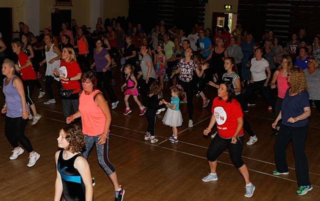 THE Zumba party in full swing