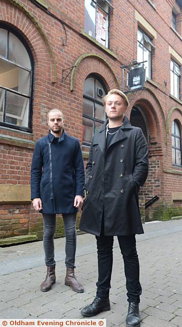 Founder members of the band The Visitors, Jack Bottomley-Clift (left) and Charles Cotton are leaving to move to London