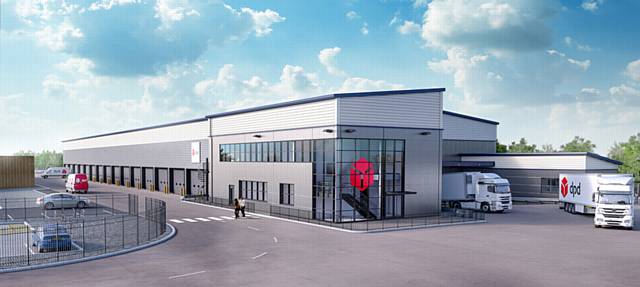 Proposed DPD distribution centre at land off Greengate, Chadderton.