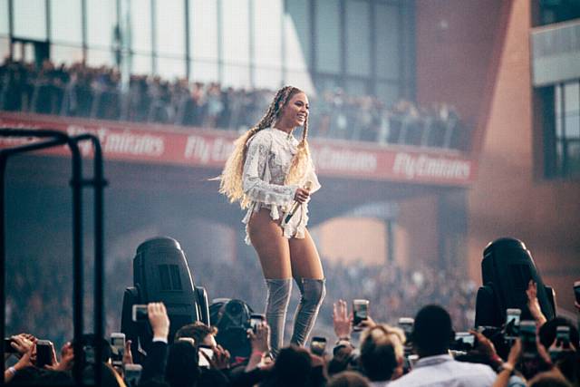 MANCHESTER, UK - JULY 5: Beyonce performs during the Formation World Tour at Old Trafford Cricket Ground on Tuesday, July 5, 2016, in Manchester, United Kingdom. 