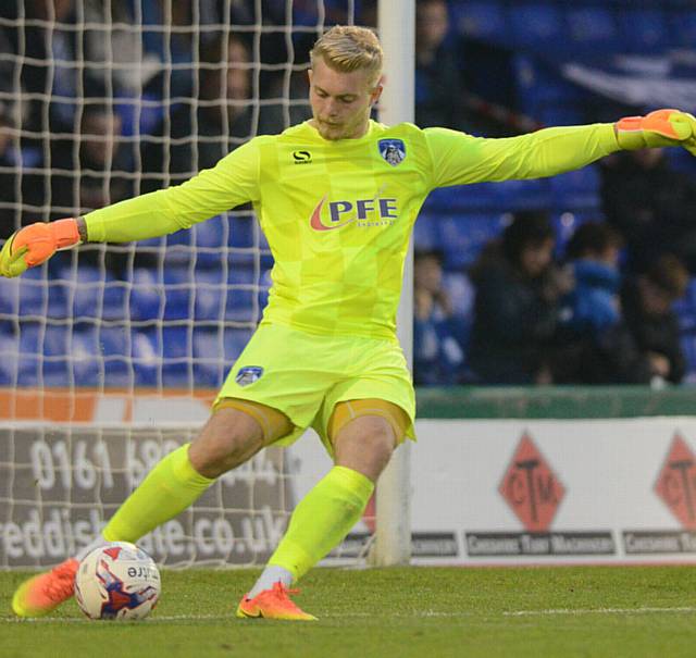 SAVES . . . Connor Ripley