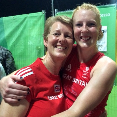 PLENTY TO SMILE ABOUT . . . Nicola White and mum Gill after semi-final victory
